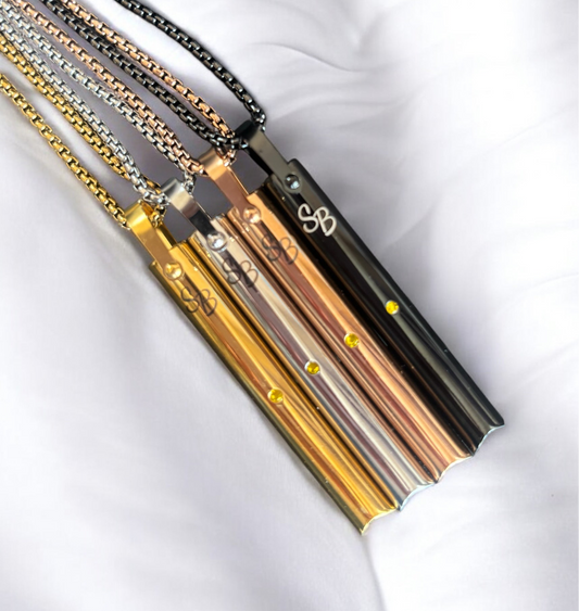 Simply Breathe citrine infused anxiety Necklace style 9