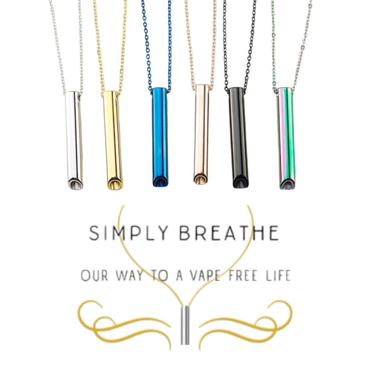 Simply breathe necklace style 1