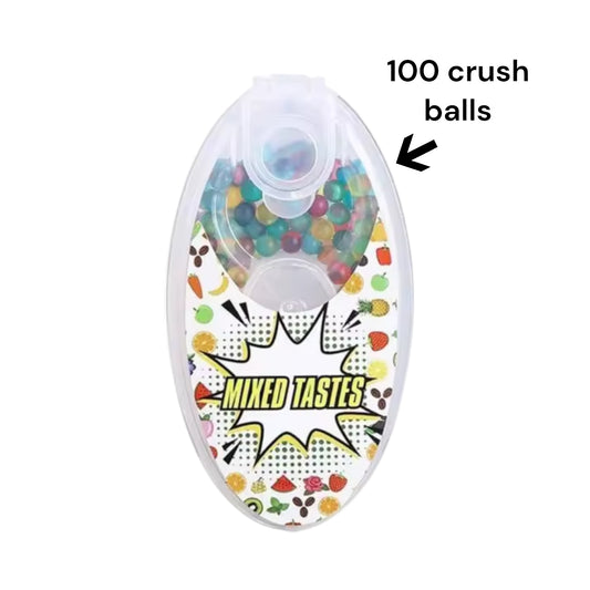 100 Mixed flavour crush balls for filters